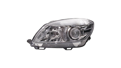 Far Skoda Fabia 2 04.2010-03.2015 Roomster 04.2010-HELLA partea Stanga tip bec H7+H7 , cu lupa, cu lumina viraje