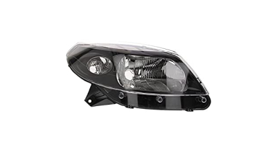 Far Dreapta Dacia Sandero Stepway 2008-2013 reglare manuala, tip bec H4, reflector negru, 260104793R,  piesa originala OE