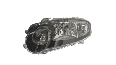 Far Alfa Romeo 147 (937) 10.2000-10.2004 TYC partea Stanga tip bec H1+H7+H7 reflector negru