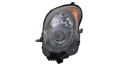 Far Alfa Romeo Mito (955) 09.2010-09.2011 TYC partea Stanga 1425094E , tip bec H7+H7 negru