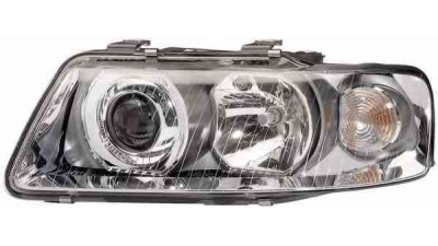 Far Audi A3 01.2000-04.2003 TYC fata stanga  tip bec H1+H7