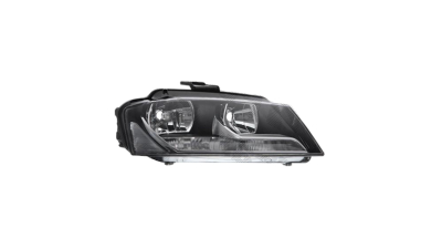 Far Audi A3 (8P) 04.2008-10.2012 HELLA fata stanga, tip bec H7+H7 cu motoras cu daytime running light