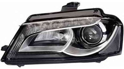 Far Audi A3 (8P) 04.2008-10.2012 HELLA fata dreapta tip bec D3s, fara balast/becuri/motoras cu leduri daytime running light