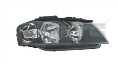 Far Audi A3 (8P) 05.2003-04.2008 TYC fata dreapta tip bec H7+H7, fara motoras, fara suport becuri, electric
