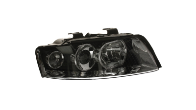 Far Audi A4 (B6) 11.2000-11.2004, TYC 20-0007-05-2, fata dreapta tip bec H7+H7 electric, cu soclu bec, fara motoras