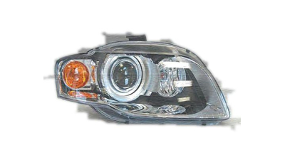 Far Audi A4 (B7) 11.2004-09.2006 AL Automotive lighting fata dreapta bixenon tip bec D1S+H7 cu lumina pentru curbe, semnalizare portocalie