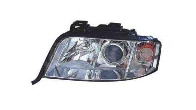 Far Audi A6 (C5) Sedan/Combi 06.2001-01.2005 TYC 20-0405-05-2, partea dreapta, tip bec H7+H7 , fara motoras