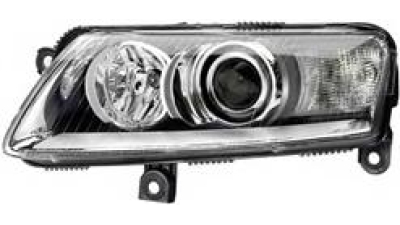Far Audi A6 (C6) Sedan/Avant 05.2004-10.2008 HELLA fata stanga D2S cu lumini ptr curbe, cu daytime