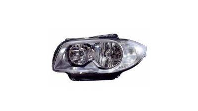 Far Bmw Seria 1 (E81/E82/E87/E88) 03.2007-09.2009 VALEO fata stanga tip bec H7+H7 rama titanium