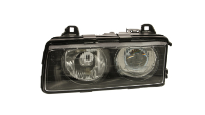 Far BMW Seria 3 E36 1995-2000 tip bec H7/H7 manual/electric TYC partea Dreapta (fara Model Compact)