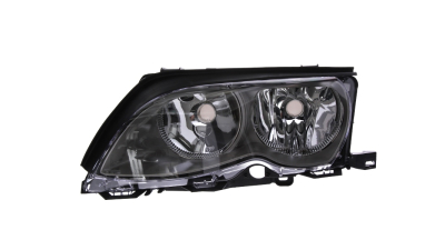 Far Bmw Seria 3 (E46) Sedan/Combi 06.1998-09.2001 TYC fata stanga tip bec H7+H7 rama de titanium
