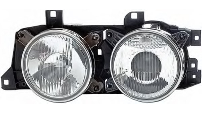 Far Bmw Seria 5 (E34), 12.1987-06.96 , Seria 7 (E32), 07.86-04.94 TYC fata dreapta fara motoras, tip  bec H1+H1