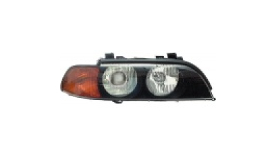 Far Bmw Seria 5 E39 01.1996-08.2000 BestAutoVest fata dreapta tip bec D2S+HB3, semnalizare portocalie fara balast