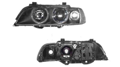 Far Bmw Seria 5 E39 09.2000-06.2004 HELLA fata dreapta tip bec D2S+H7 , semnalizare alba, cu bec D2S