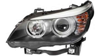 Far Bmw Seria 5 (E60/E61) 04.2007-06.2010 BestAutoVest fata stanga, tip bec H7+H7, Semnal led, marca Depo