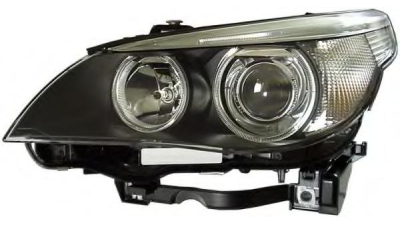 Far Bmw Seria 5 E60/E61 06.2003- 12.2004 HELLA fata stanga D2S+H7, bixenon