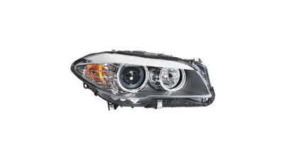 Far Bmw Seria 5 (F10/F11) 12.2009- HELLA fata dreapta tip bec H7+H7 electric cu motoras