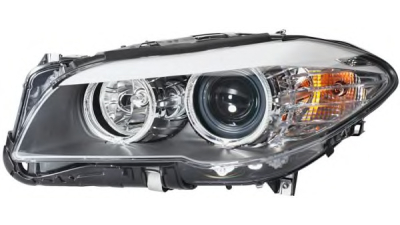 Far Bmw Seria 5 (F10/F11) 12.2009- HELLA fata stanga tip bec H7+H7 electric cu motoras