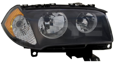 Far Bmw X3 (E83) 06.2003- 09.2006 TYC fata dreapta H7+H7, semnalizator galben