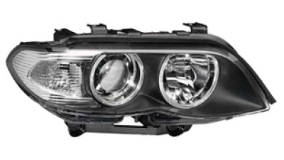 Far Bmw X5 05.2003-10.2006 HELLA fata dreapta H1+H7, semnalizator alb,