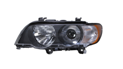 Far Bmw X5 2002-05.2003 BestAutoVest fata stanga D2S+HB3, semnalizator alb
