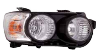Far Chevrolet Aveo (T300) 05.2011-2014 TYC partea Dreapta cu bec H1+H7, rama argintie
