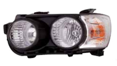 Far Chevrolet Aveo (T300) 05.2011-2014 TYC partea Stanga cu bec H1+H7, rama argintie