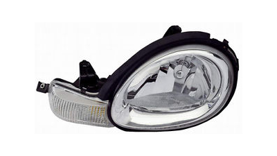 Far Chrysler Neon (PL) 10.1999-12.2002 BestAutoVest partea Dreapta HB5, rama argintie