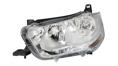 Far Citroen C-Elysee 11.2012-, Valeo, Reglaj electric, cu motoras, bec H1+H7 9675140480