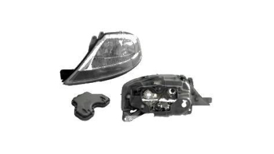 Far Citroen C3 01.2002-12.2010 Carello partea Stanga tip bec H1+H7, reglaj electric