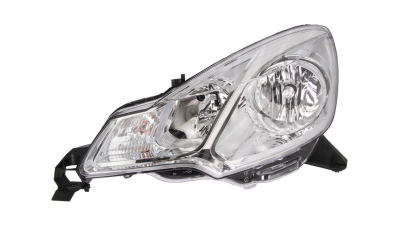 Far Citroen C3 03.2010-, DS3 2010- Depo partea Stanga H1+H7, cu rama argintie