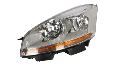 Far Citroen C4 PICASSO (UA/UD) 10.2006-06.2013 Depo partea Stanga, Bec H1 + H7, reglaj electric