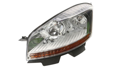 Far Citroen C4 PICASSO (UA/UD) 10.2006-06.2013 HELLA partea Stanga, Bec H1 + H7, reglaj electric