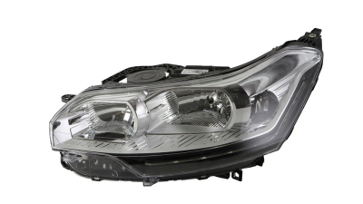Far Citroen C5 (RD/TD) 10.2010- VALEO partea Stanga , cu lumini zi, lumina viraje, tip bec H1+H7