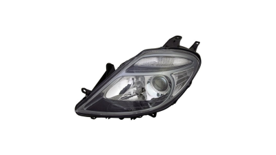Far Citroen C8 (EA/EB) 07.2012-2014 VALEO partea Stanga, tip bec H1+H1+H7, cu rama neagra
