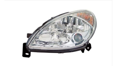 Far Citroen Xsara II 09.2000-12.2002 TYC partea Dreapta tip bec H1+H3+H7, reglaj electric