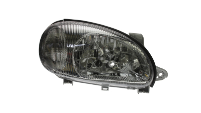 Far Daewoo Lanos Sedan/Hatchback 01.1997-12.2008 DEPO partea Dreapta H4 2912106E, tip bec H4, carcasa gri