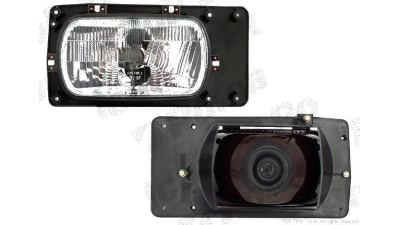 Far Daewoo Lublin 05.1997-2007 OEM/OES partea Dreapta , tip bec H4, reglaj manual, cu rama
