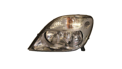 Far fata Renault Scenic 1 1999-2003, bec H1+H7, partea stanga, regl electrica, Original 7701047604 , cu reflector silver