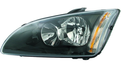 Far Ford Focus 2 11.2004-01.2008 VISTEON partea stanga H1+H7 cu motoras , culoare negru
