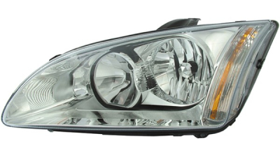 Far Ford Focus 2 11.2004-01.2008 VISTEON partea dreapta H1+H7 cu motoras , culoare argintiu