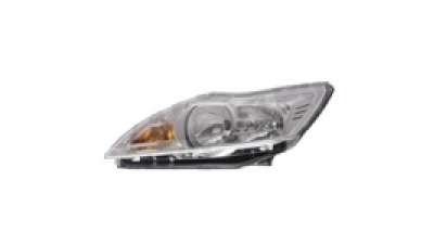 Far Ford Focus 2 (DA_) 01.2008-12.2010 TYC partea dreapta H1+H7 cu motoras , culoare argintiu cu lumina pentru viraje