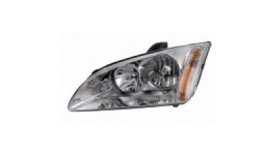 Far Ford Focus 2 (DA_) 11.2004-01.2008 Depo partea stanga H1+H7 fara motoras, culoare argintiu