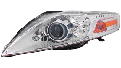 Far Ford Mondeo 03.2007-03.2010 VISTEON partea stanga H1+H1+H7 cu motoras, cu lentila, cu lumina viraje