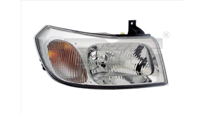Far Ford Transit 05.2000-12.2001 TYC dreapta fata,tip bec H4, culoare argintiu, reglaj electric