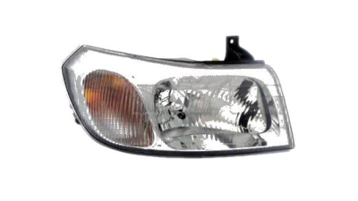 Far Ford Transit DIN 05.2000-12.2001 TYC stanga fata , tip bec H4, culoare argintiu, reglaj electric