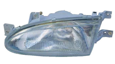 Far Hyundai Accent Hatchback (X-3) 1994-2000 pentru model cu 3 usi, DEPO, partea Stanga , tip bec H4