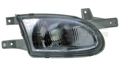 Far Hyundai Accent (X-3) Sedan/Hatchback 1998-2000 TYC partea Dreapta cu bec H4