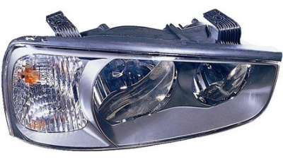 Far Hyundai ELantra (XD) 06.2000-12.2003 marca DEPO partea Dreapta cu bec H1+H7