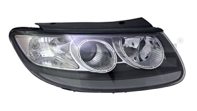 Far Hyundai SANTA FE (CM) 04.2006-06.2009 TYC partea Dreapta, tip bec H7+H7 fara motoras, reglaj electric